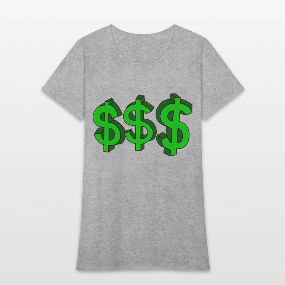 Dollar Sign - heather gray