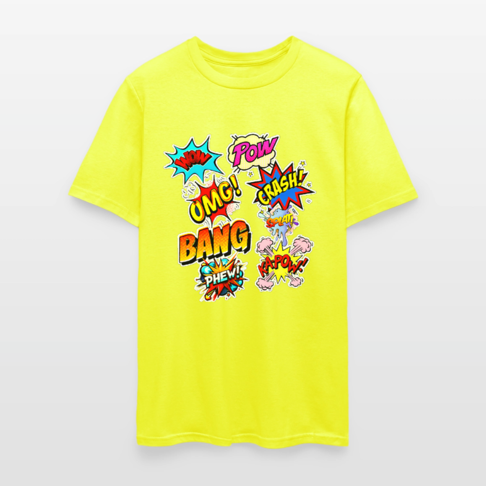 Comic Time - safety green