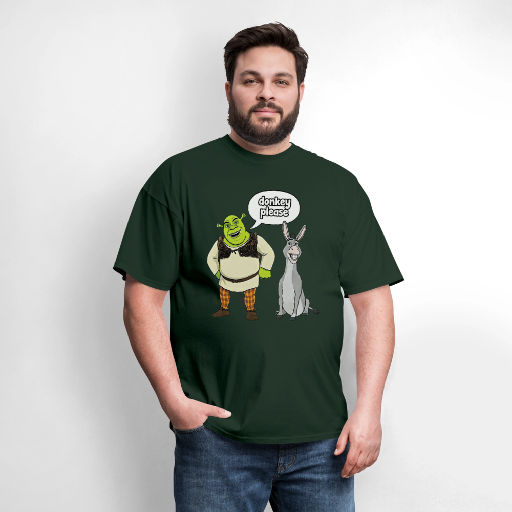 Donkey Please Shrek - forest green