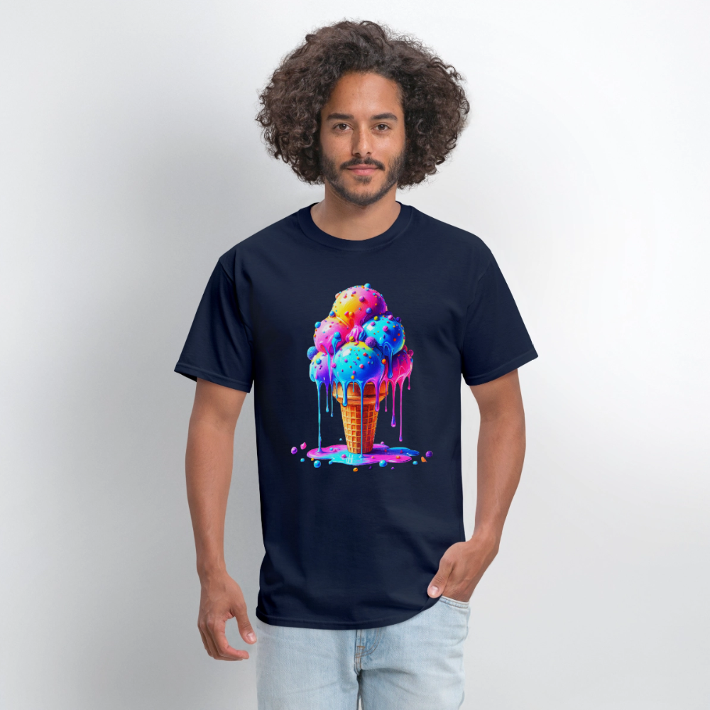 Melting Rainbow - navy