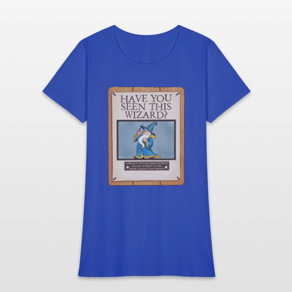 Approach With Caution - royal blue