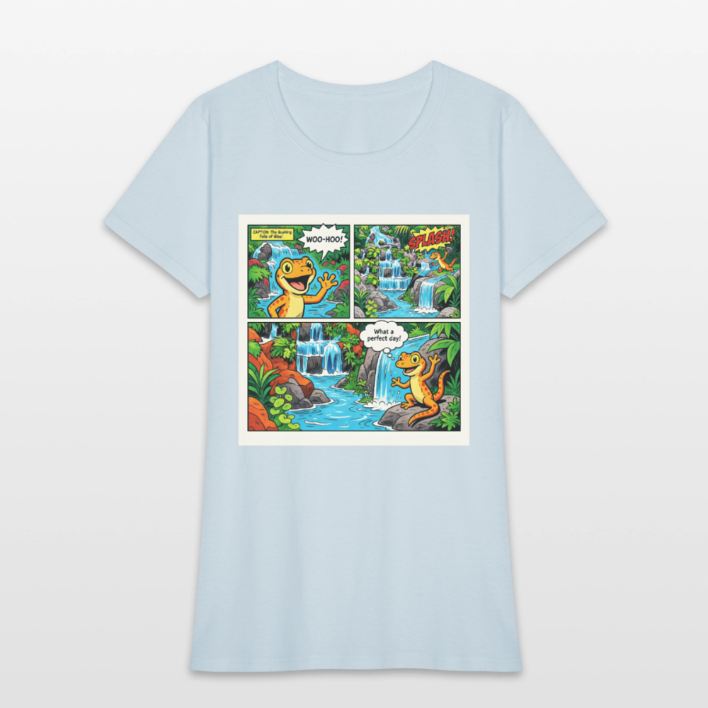 Comic Lizard - light blue