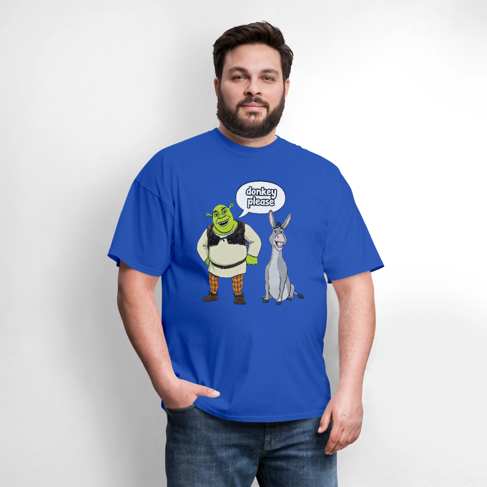 Donkey Please Shrek - royal blue