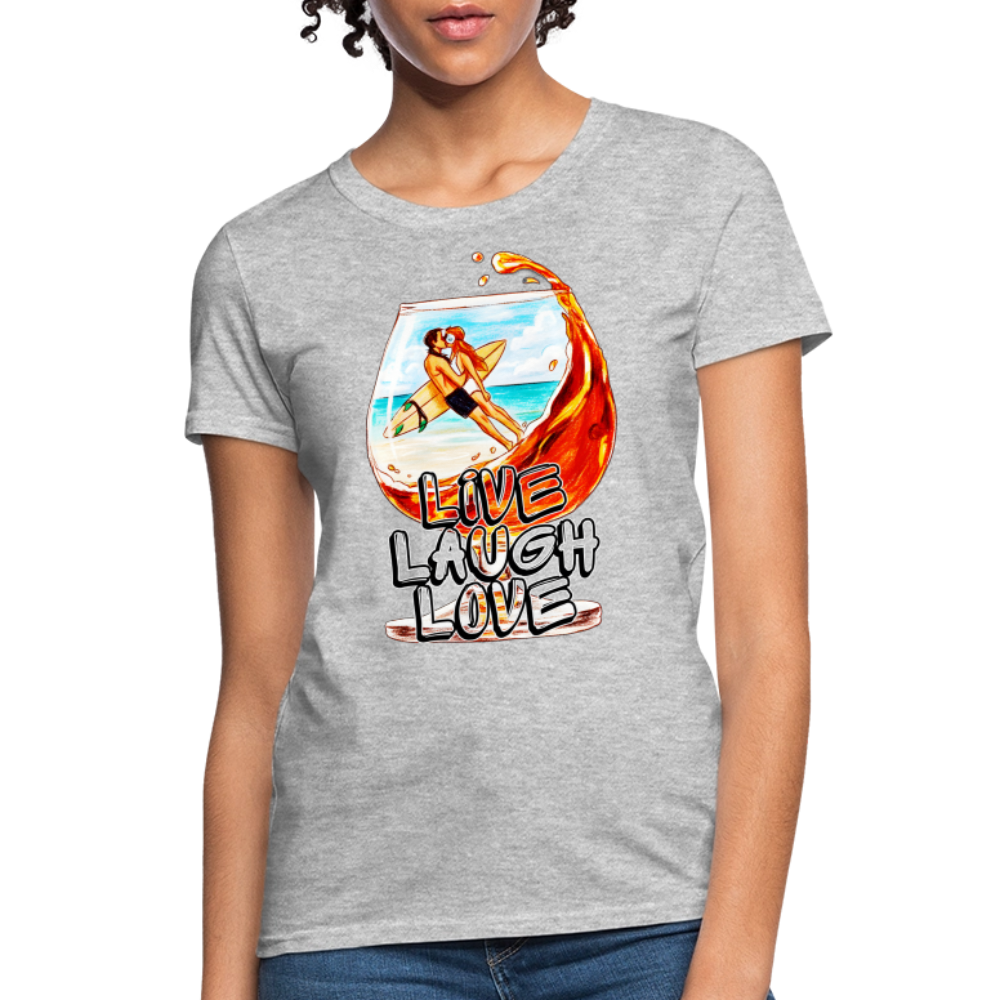 Live, Laugh, Love - heather gray