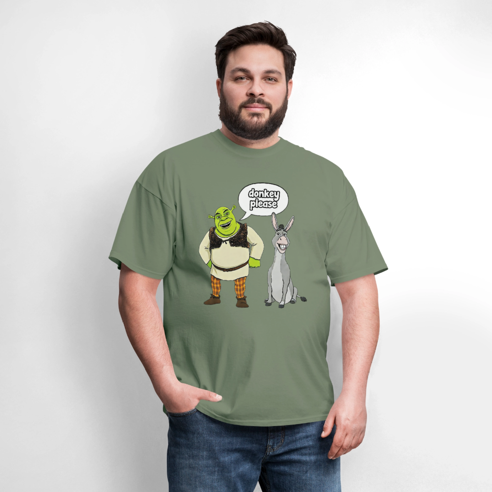 Donkey Please Shrek - military green