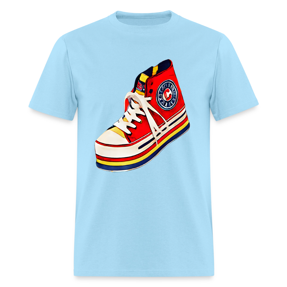 High Top Sneaker - powder blue