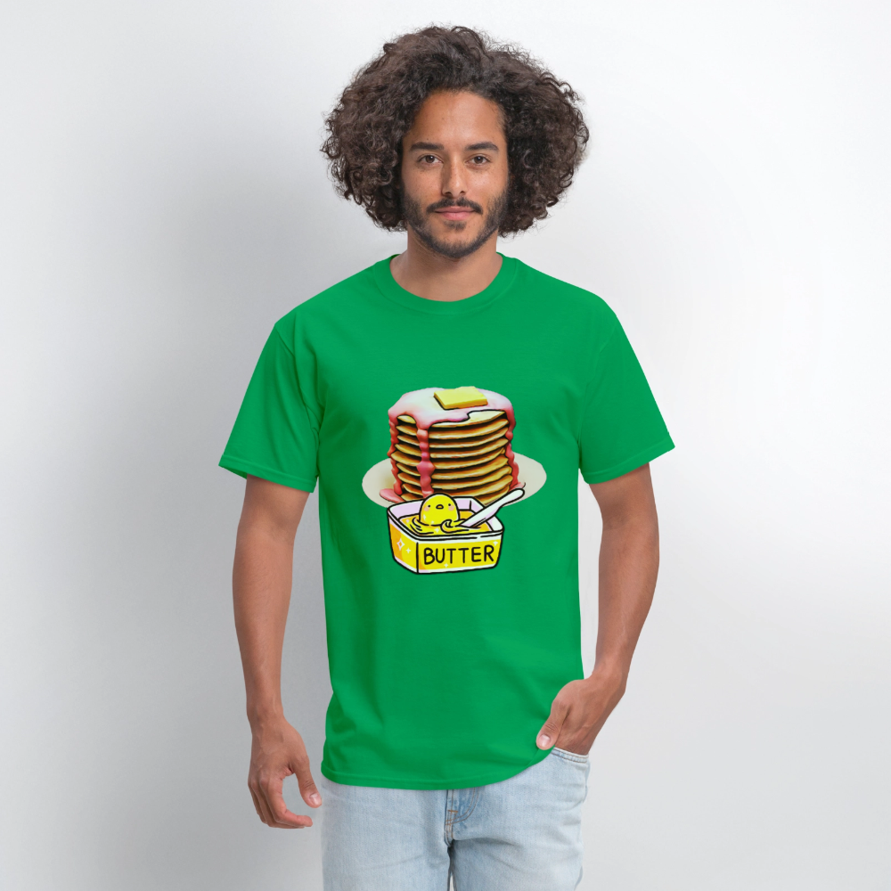 Pancakes and Butter - bright green