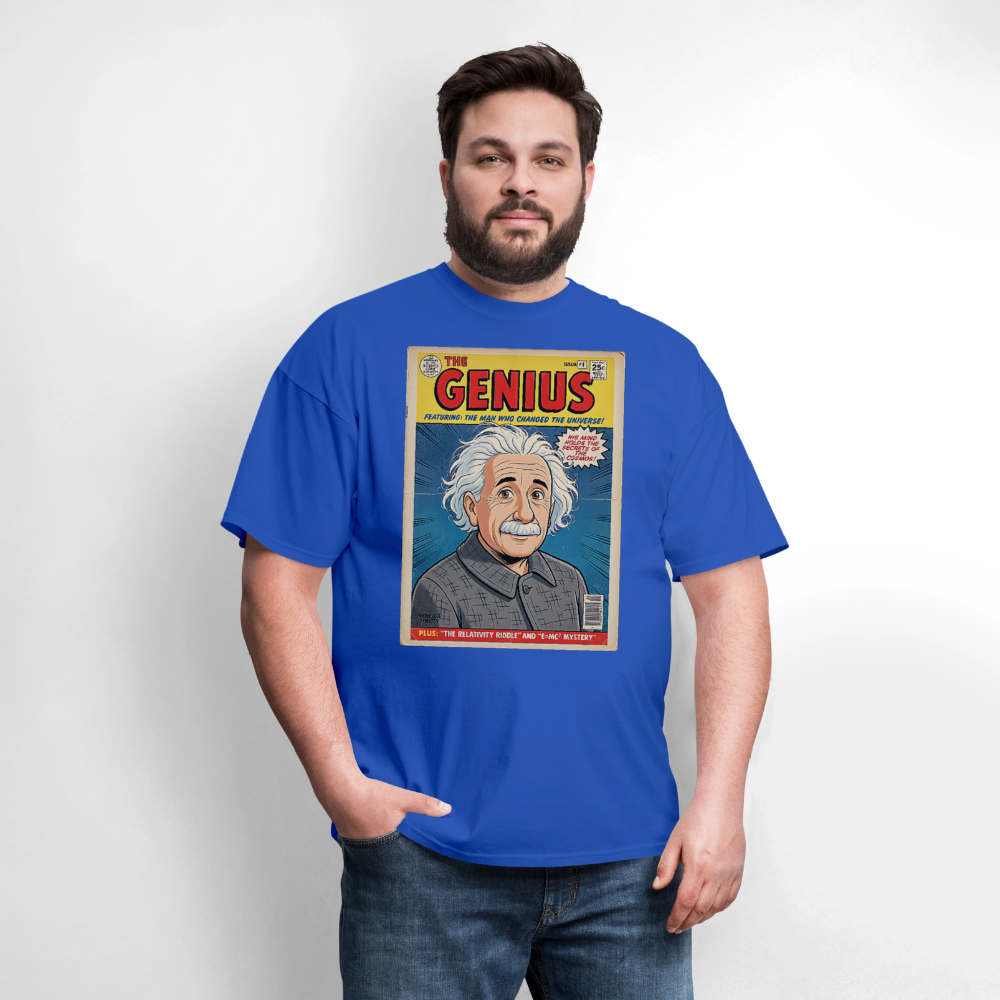 Albert Einstein #1 - royal blue