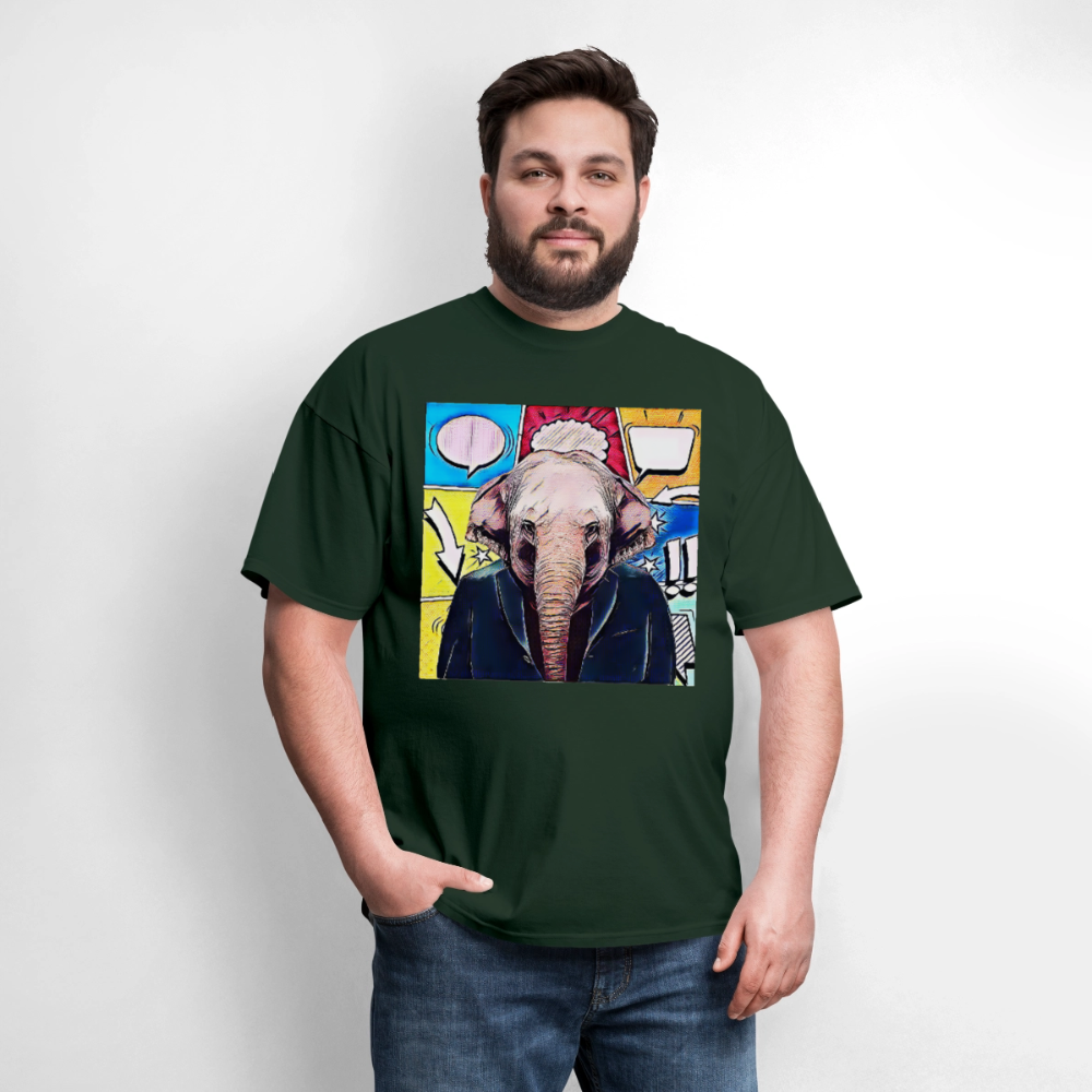 Elephant Party - forest green