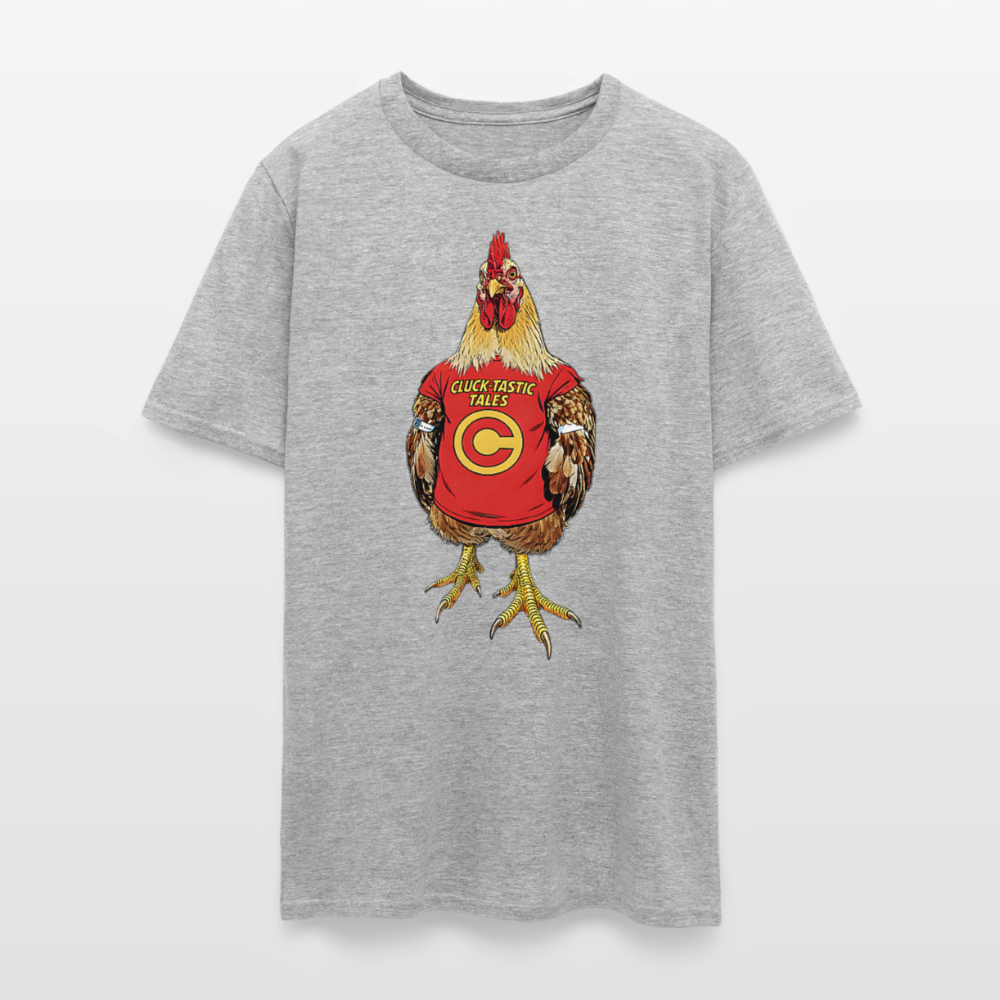 Cluck- Tastic - heather gray