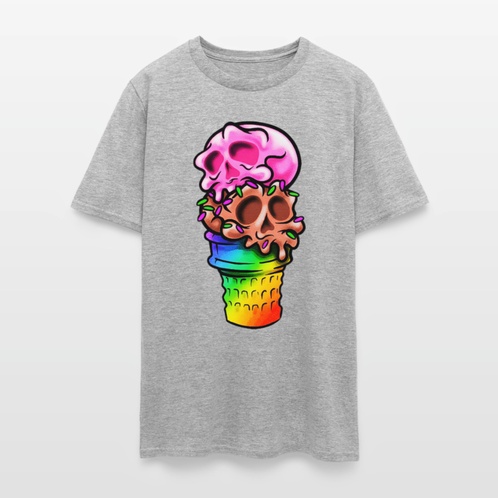 Cone Skull - heather gray