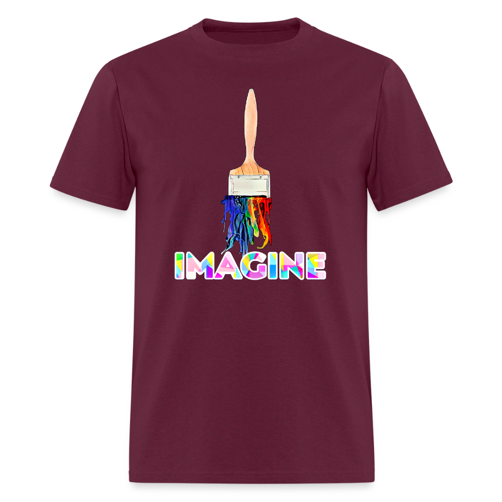 Imagine - burgundy