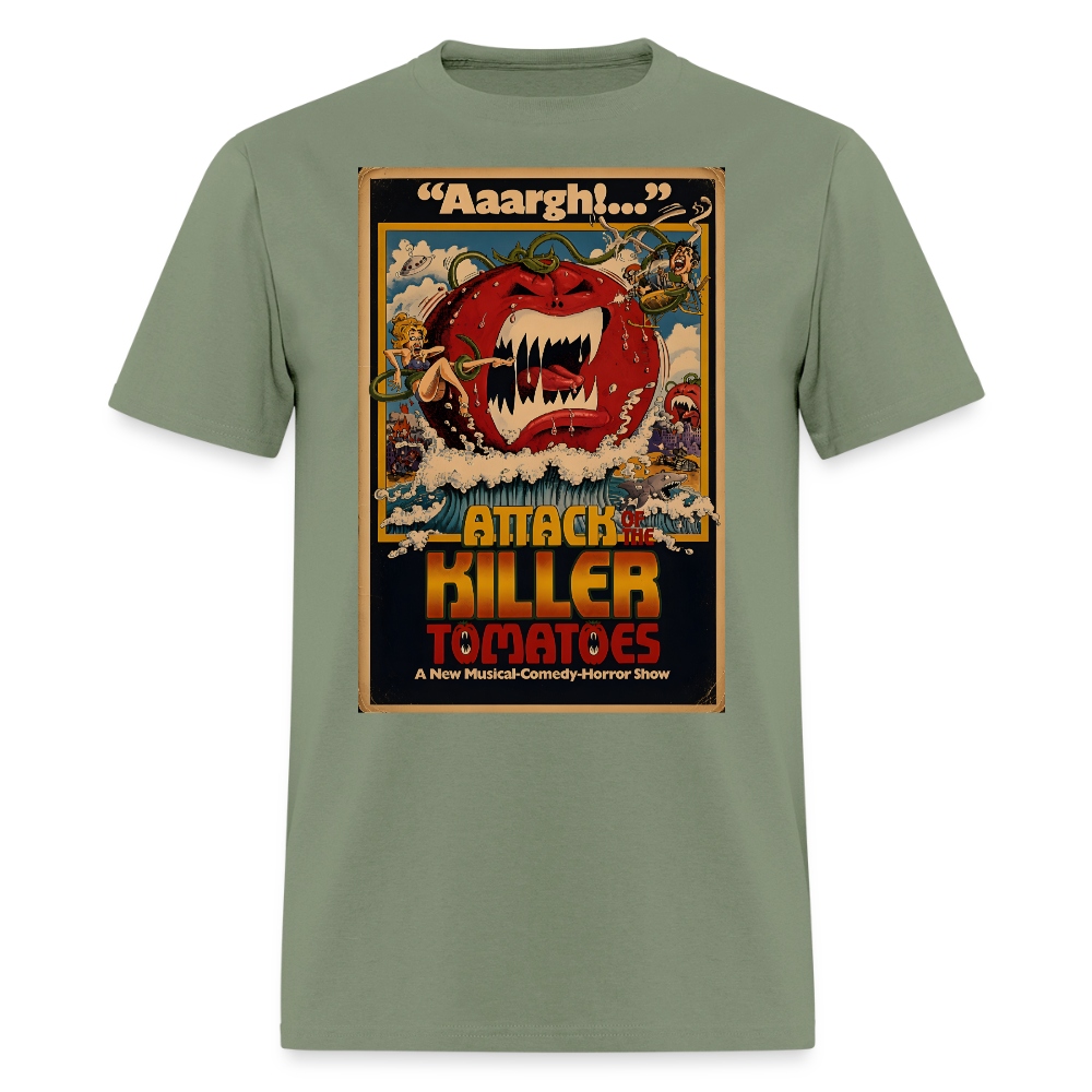 Attack Of The Killer Tomatoes - military green