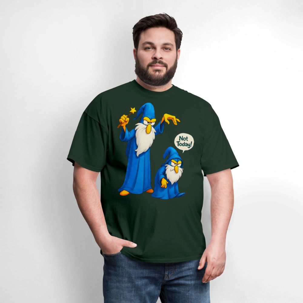 Angry Wizard - forest green