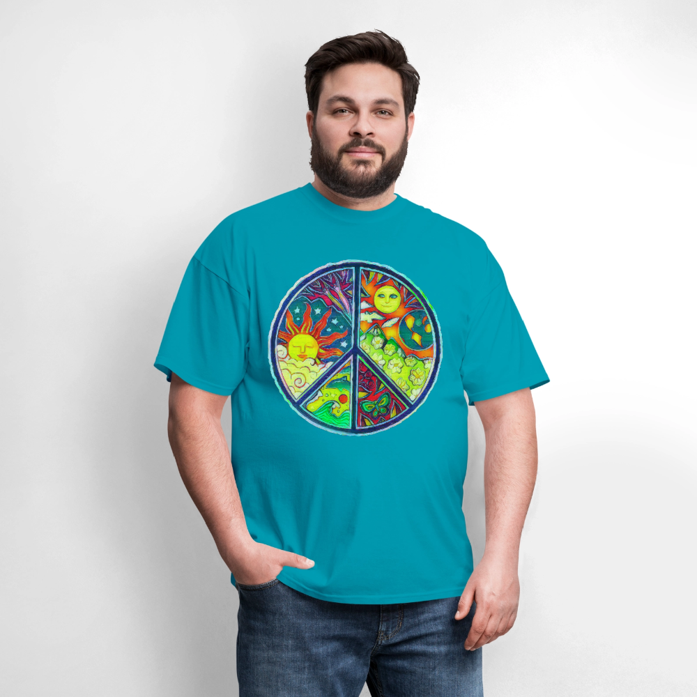 Peace - turquoise