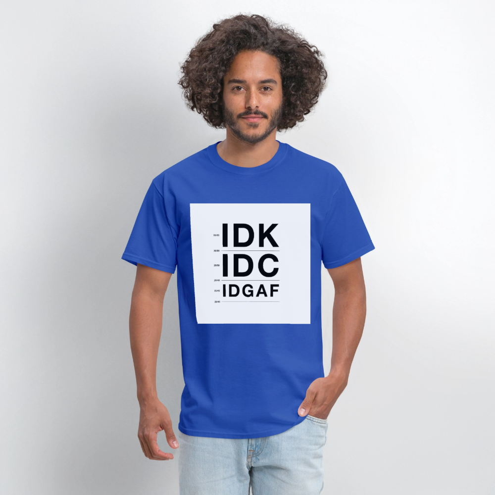 #2 IDK - royal blue