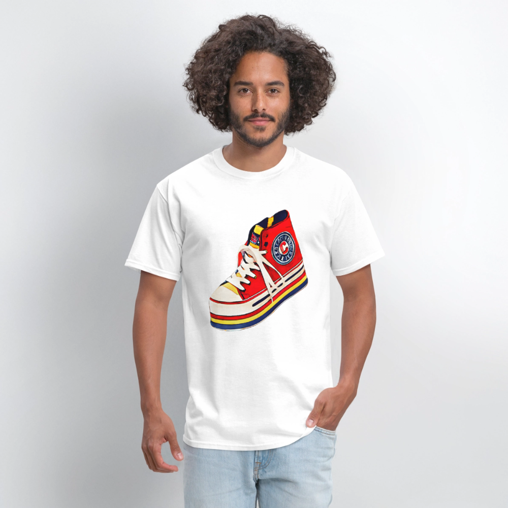 High Top Sneaker - white