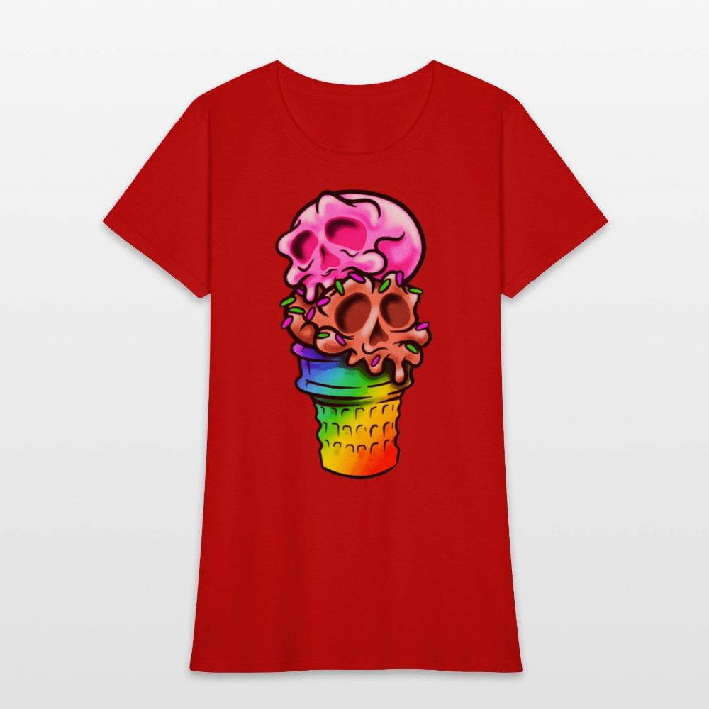 Cone Skull - red