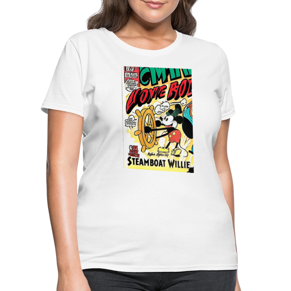 Steamboat Willie - white