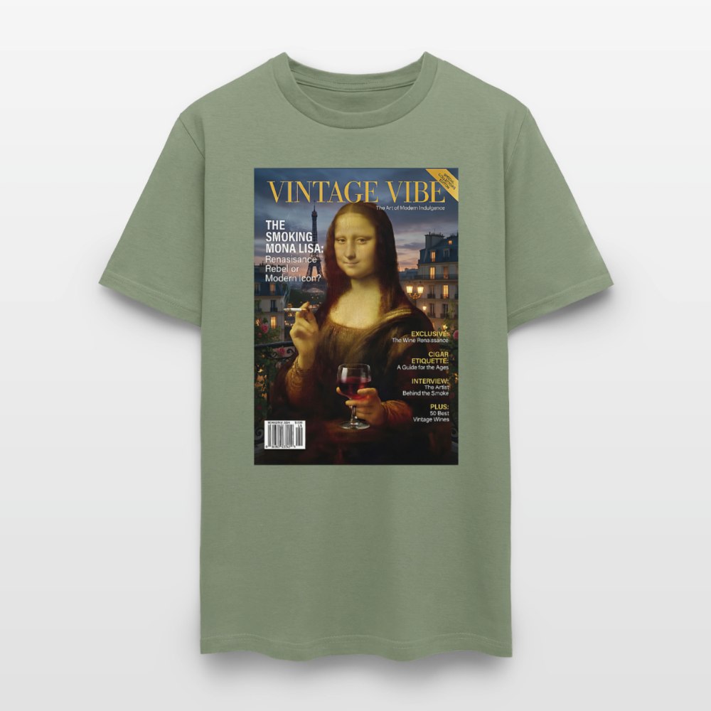 A Smoking Mona Lisa - military green