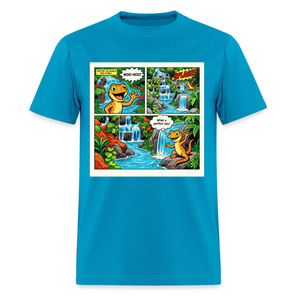 Comic Lizard - turquoise