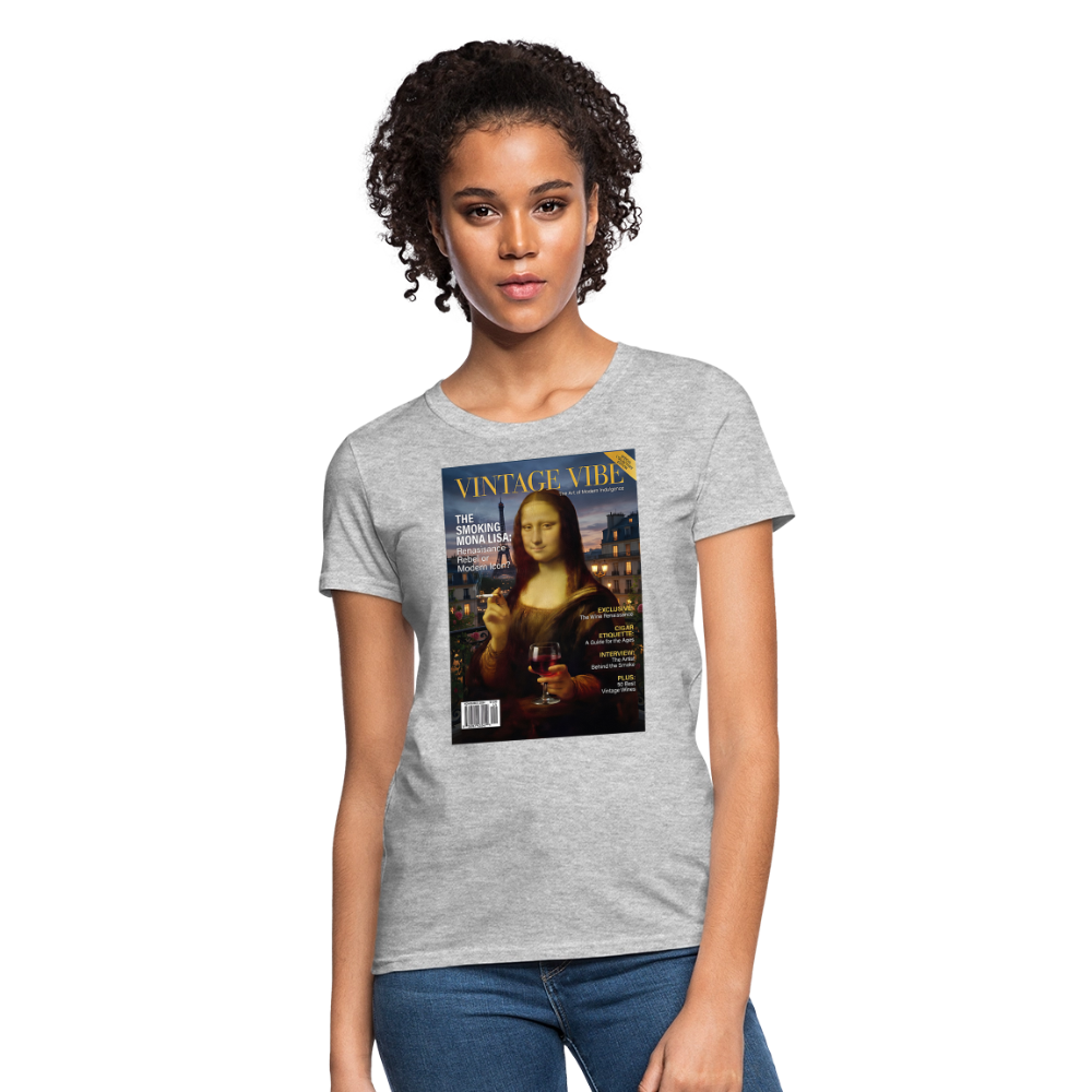 A Smoking Mona Lisa - heather gray