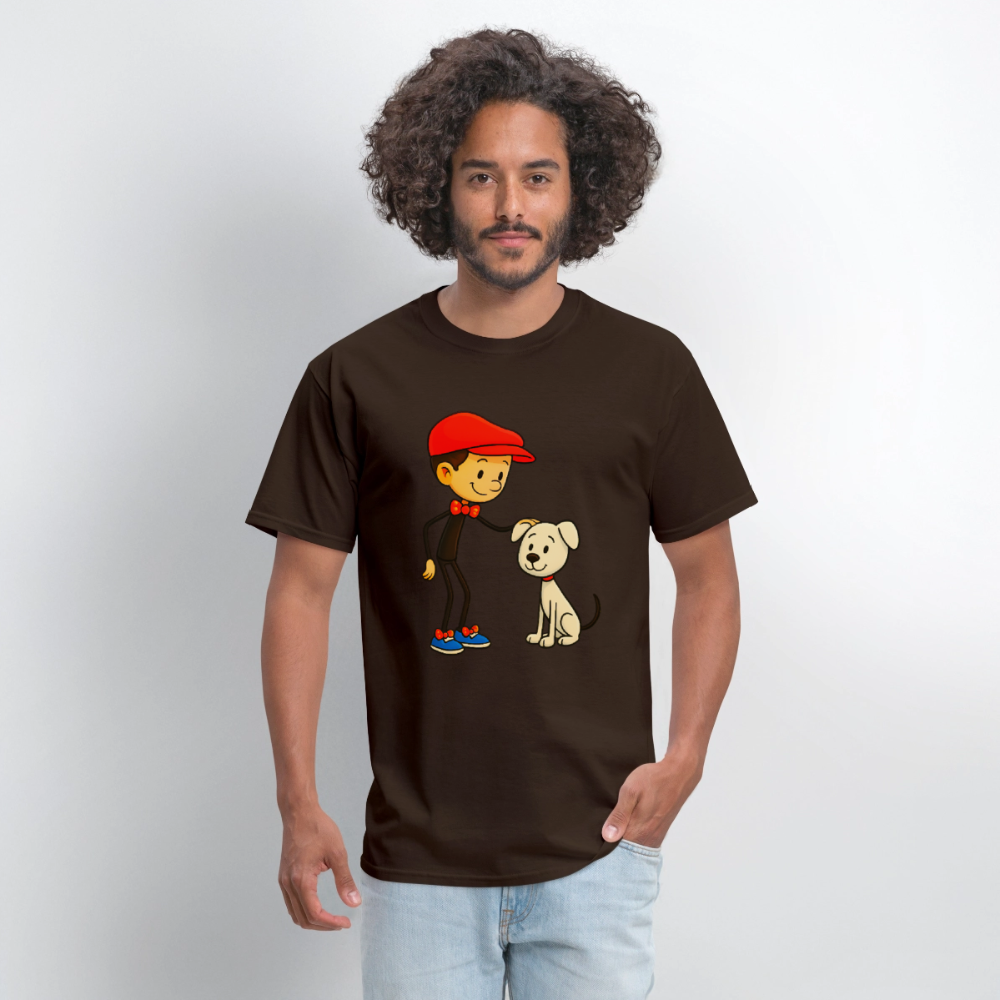 Dog And His Best Friend - brown