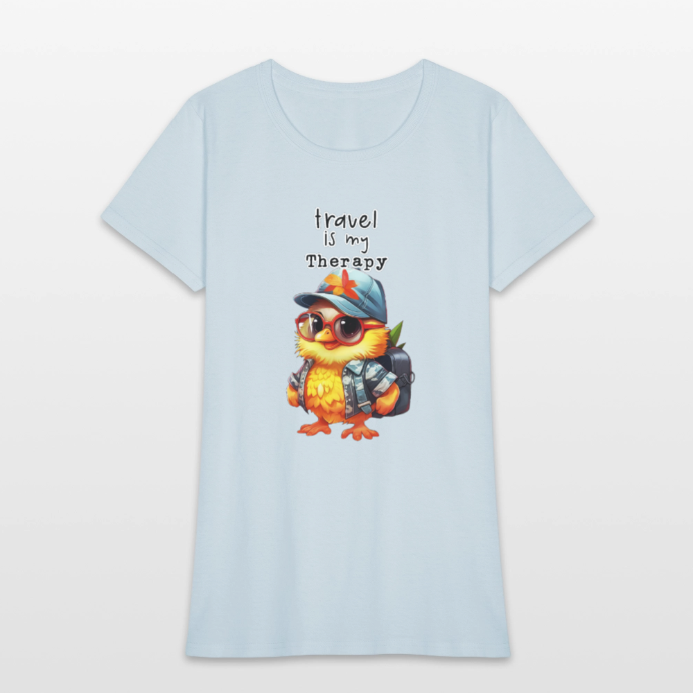 Travel Is My Therapy - light blue
