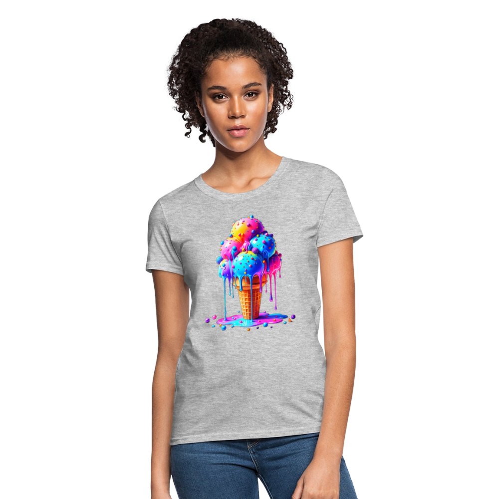 Melting Rainbow - heather gray