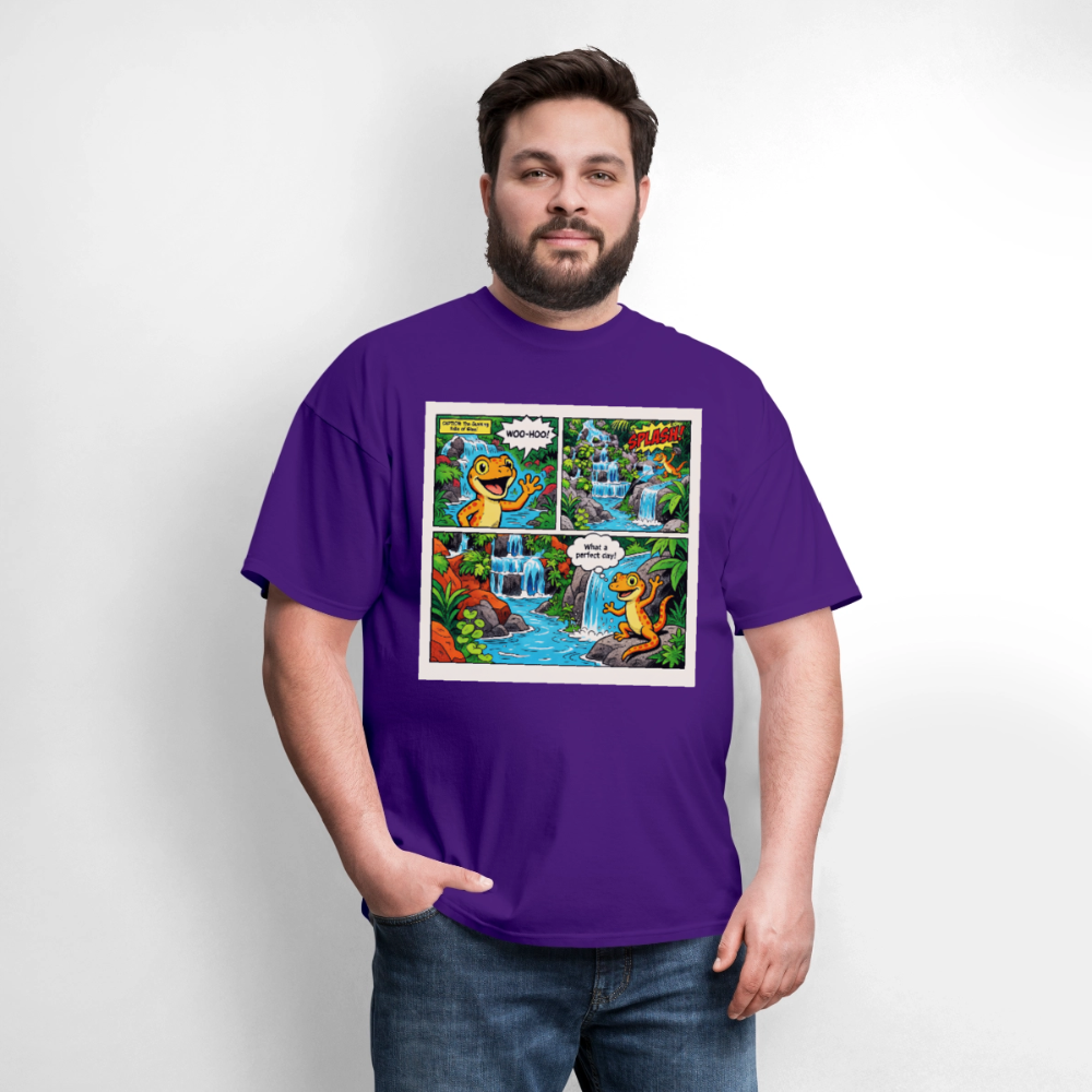 Comic Lizard - purple
