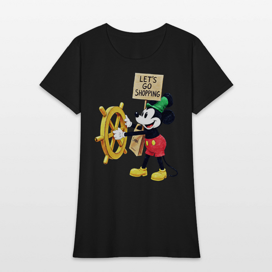 Let's Go Shopping - black