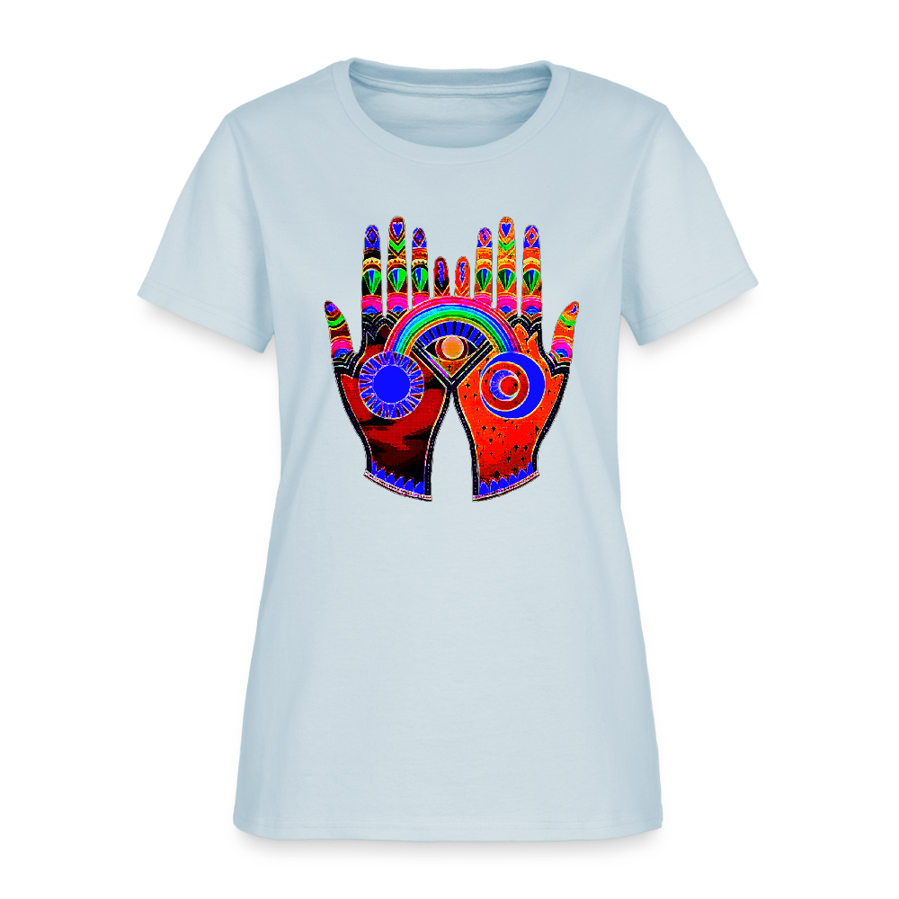 Open Hands - light blue