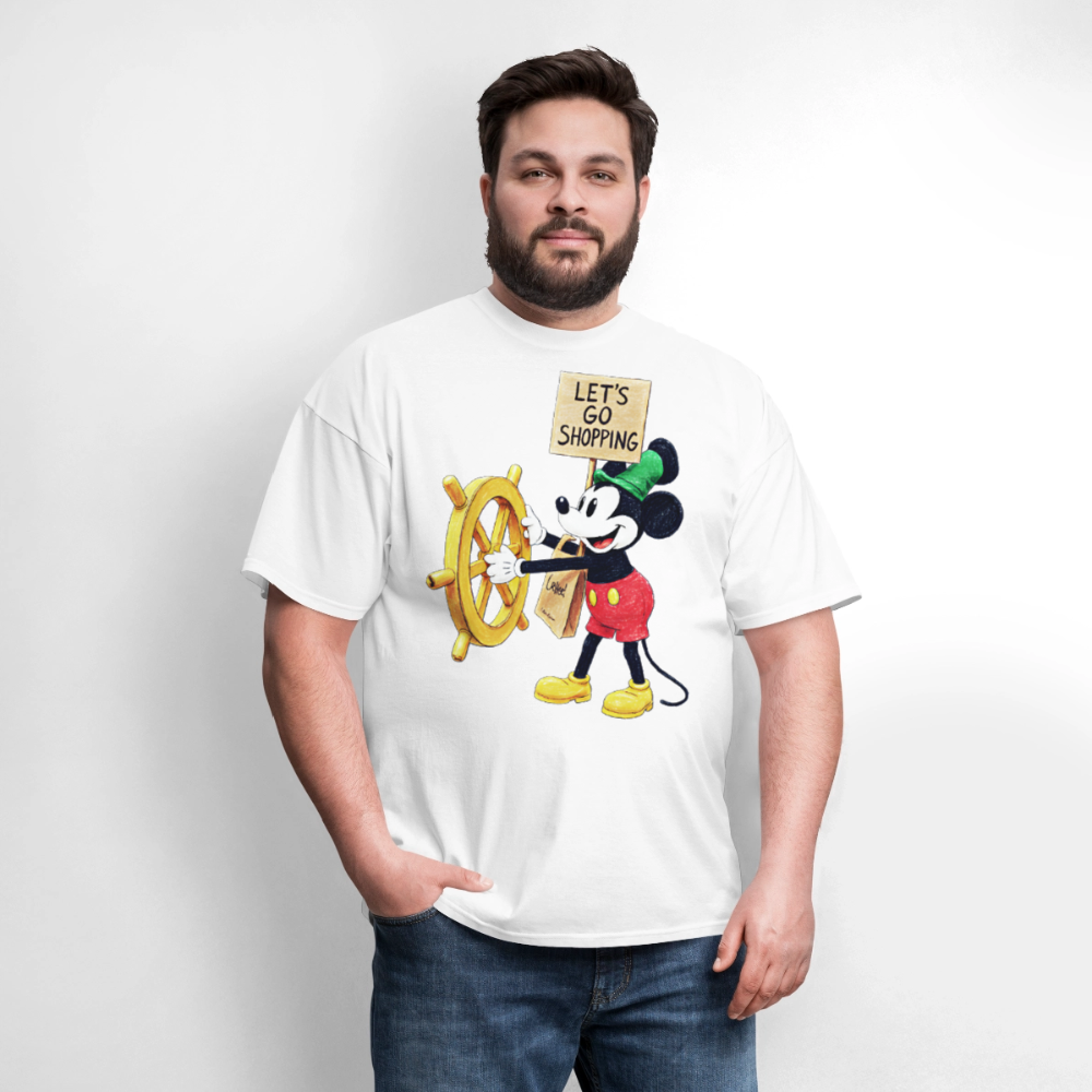 Let's Go Shopping - white