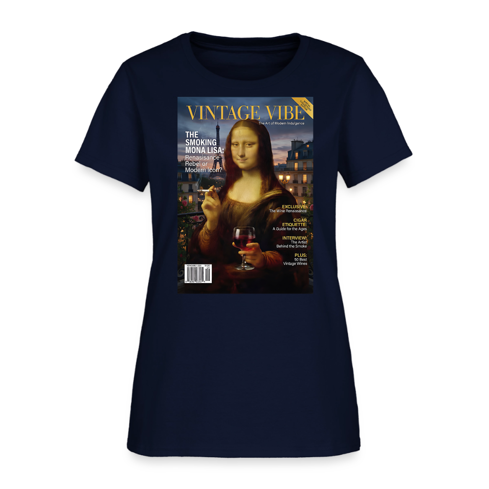 A Smoking Mona Lisa - navy