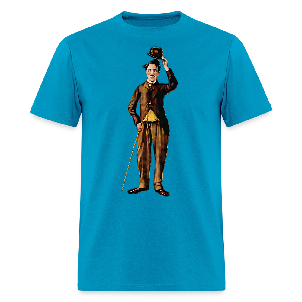 Charlie Chaplin - turquoise