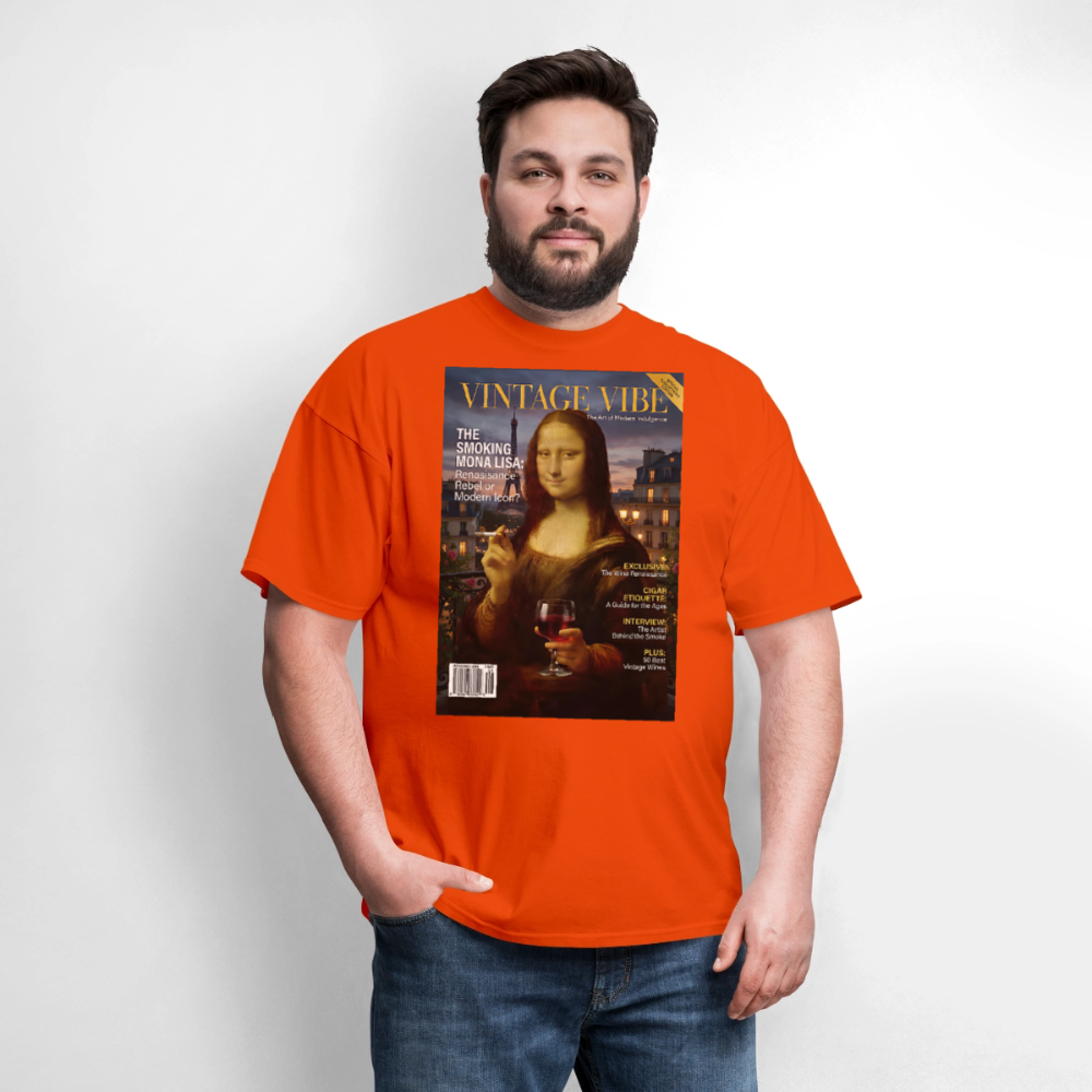 A Smoking Mona Lisa - orange