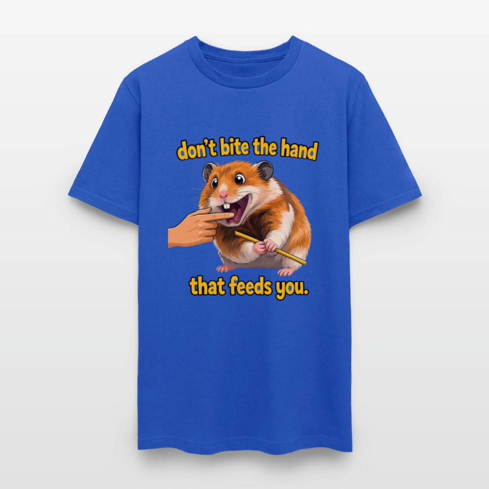 Don't Bite The Hand - royal blue