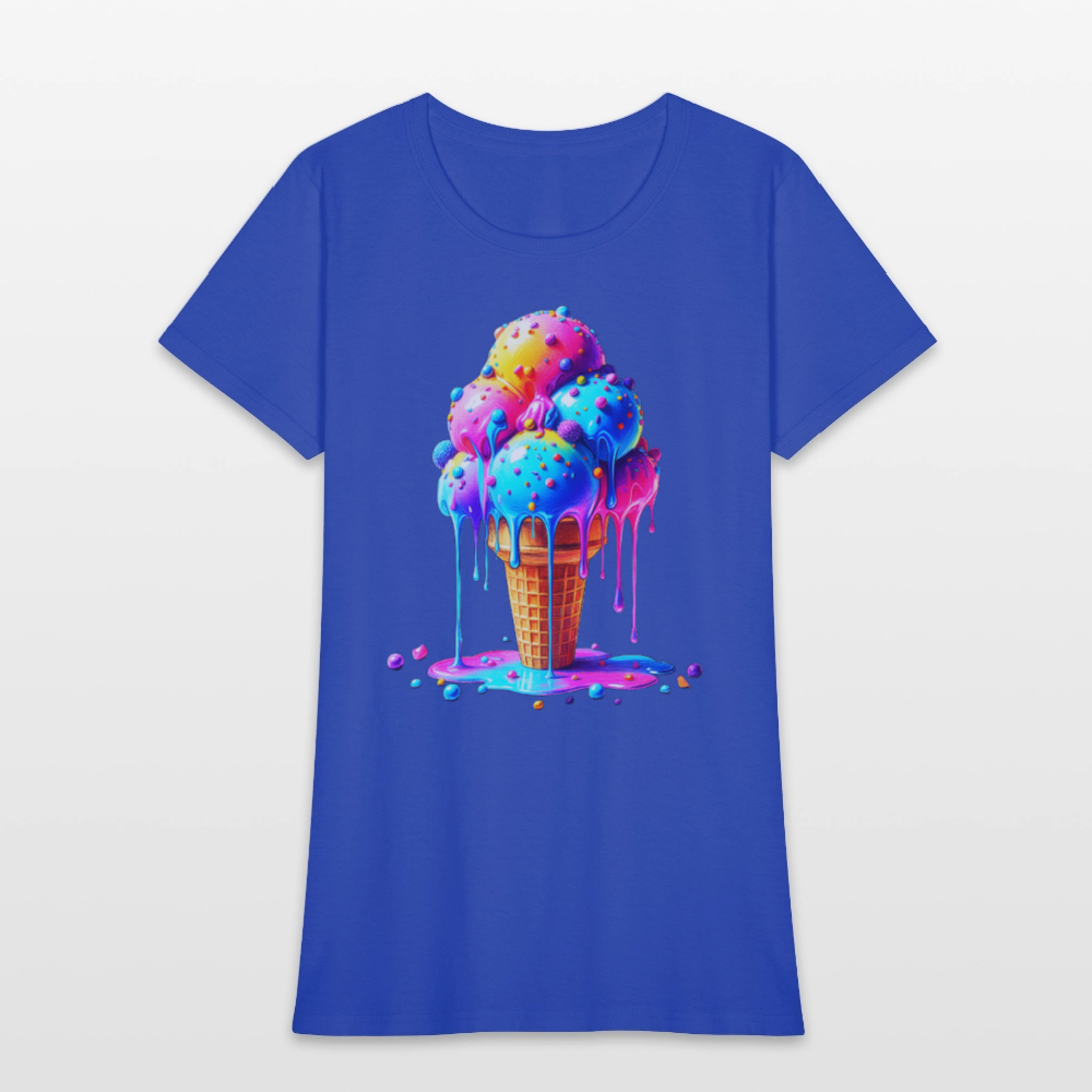 Melting Rainbow - royal blue