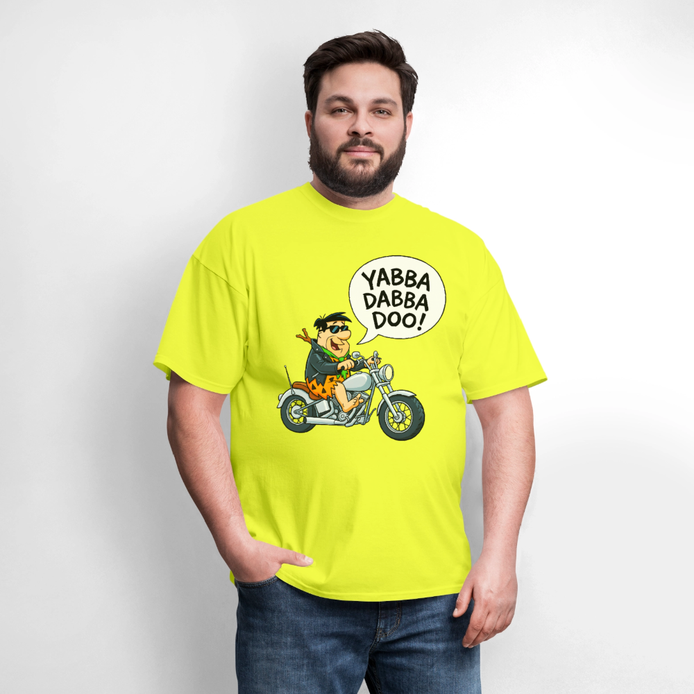 Cool Fred Flintstone - safety green