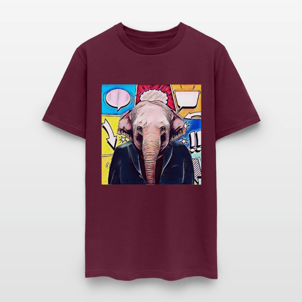 Elephant Party - burgundy