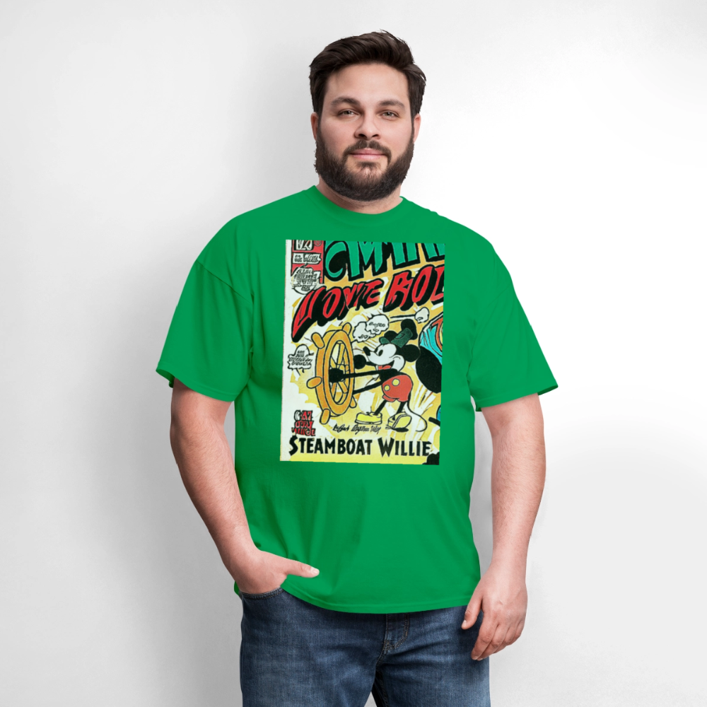 Steamboat Willie - bright green