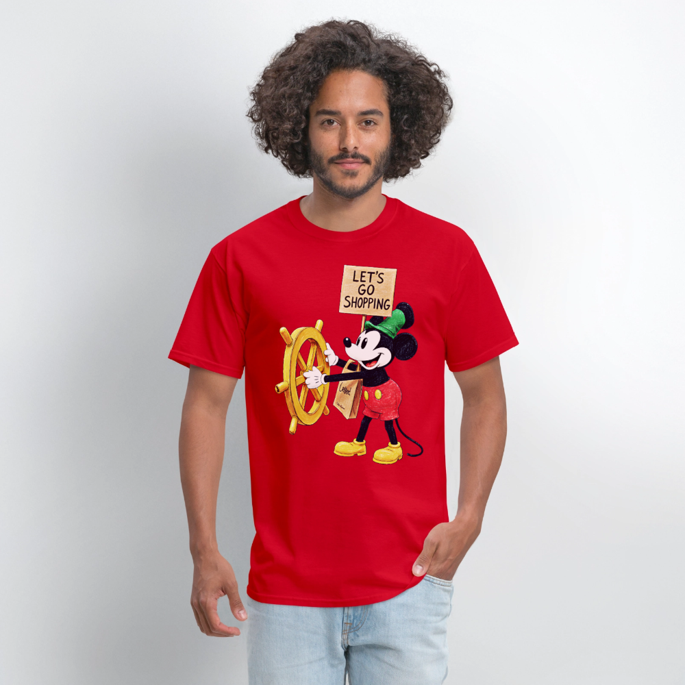 Let's Go Shopping - red