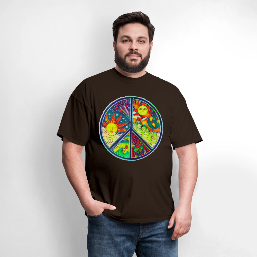 Peace - brown