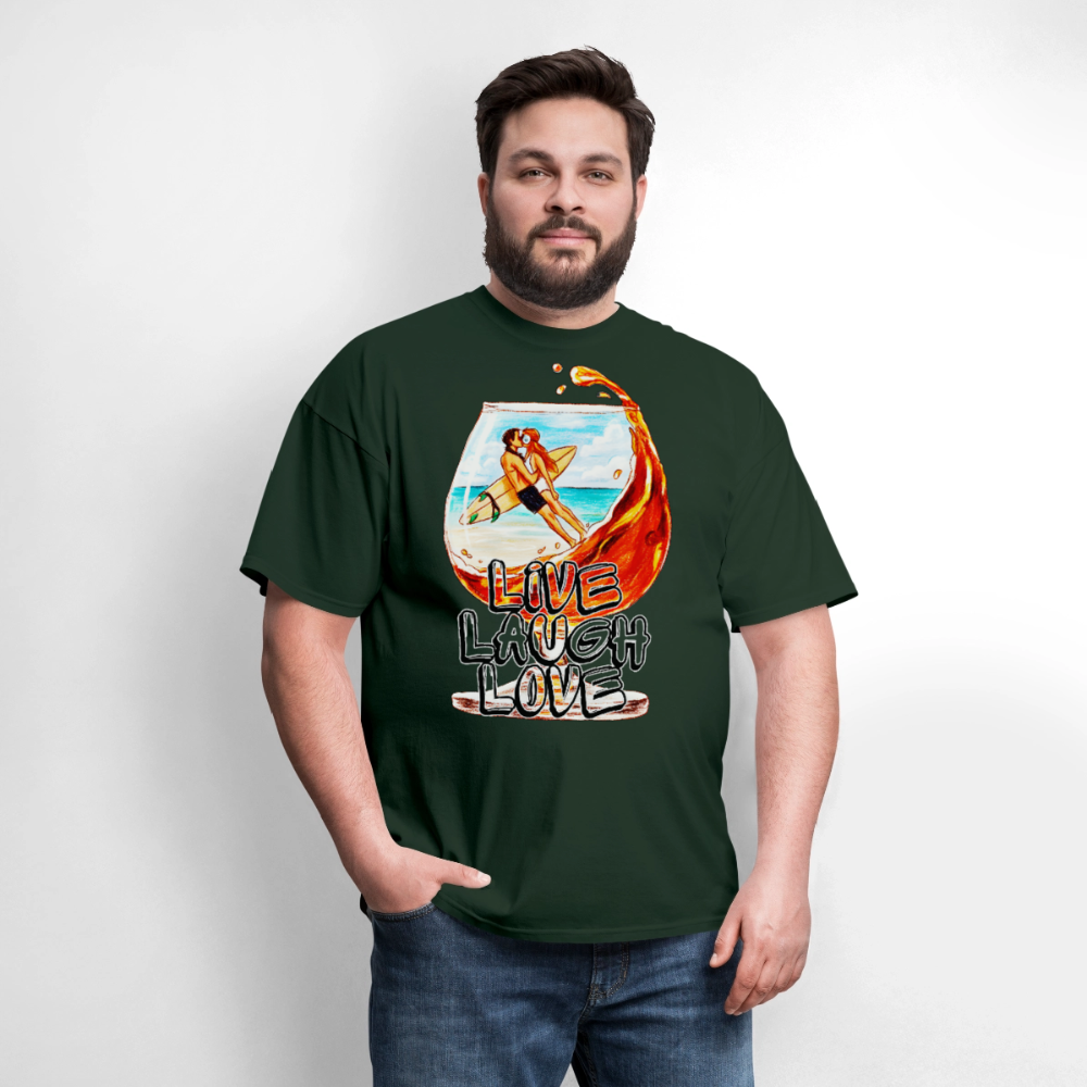 Live, Laugh, Love - forest green