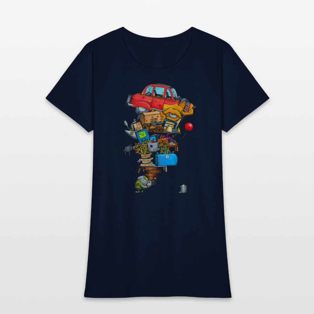 Cleaning House - navy