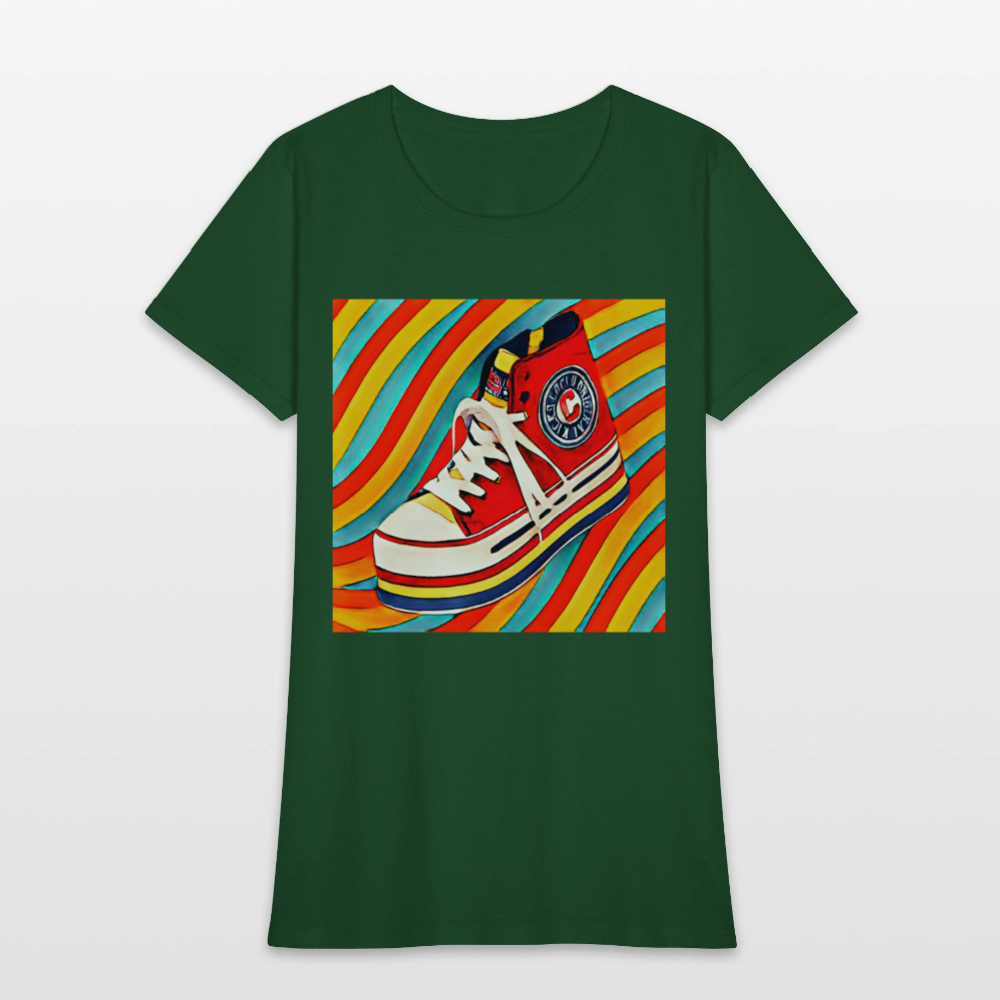 High Top Sneaker - forest green