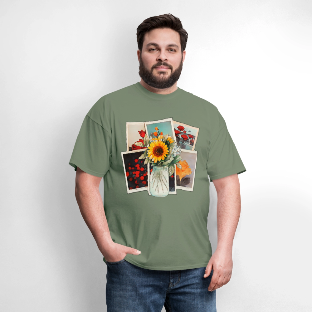 Flowers - military green
