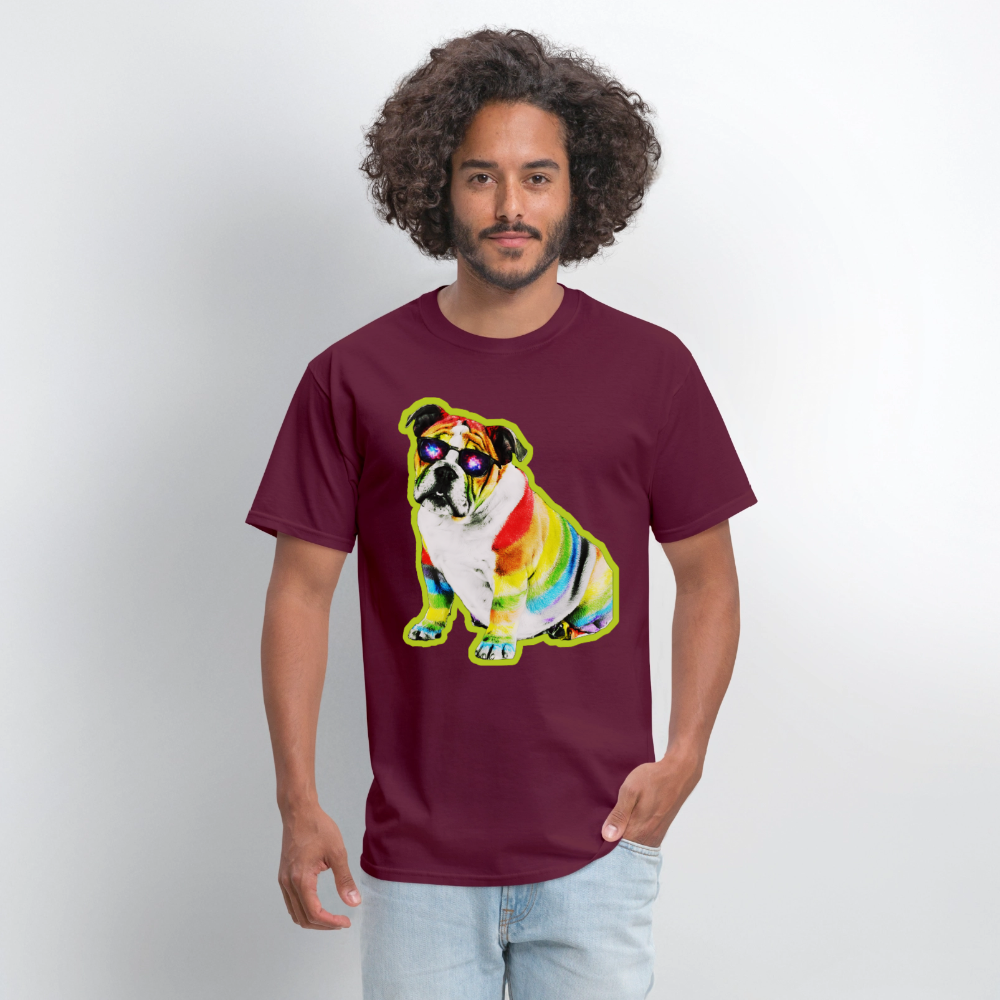 Bulldog - burgundy