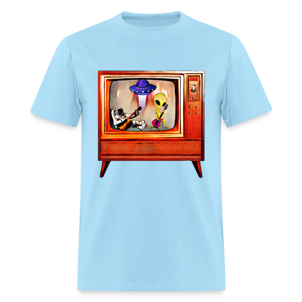 Rocking Astronaut and Alien - powder blue