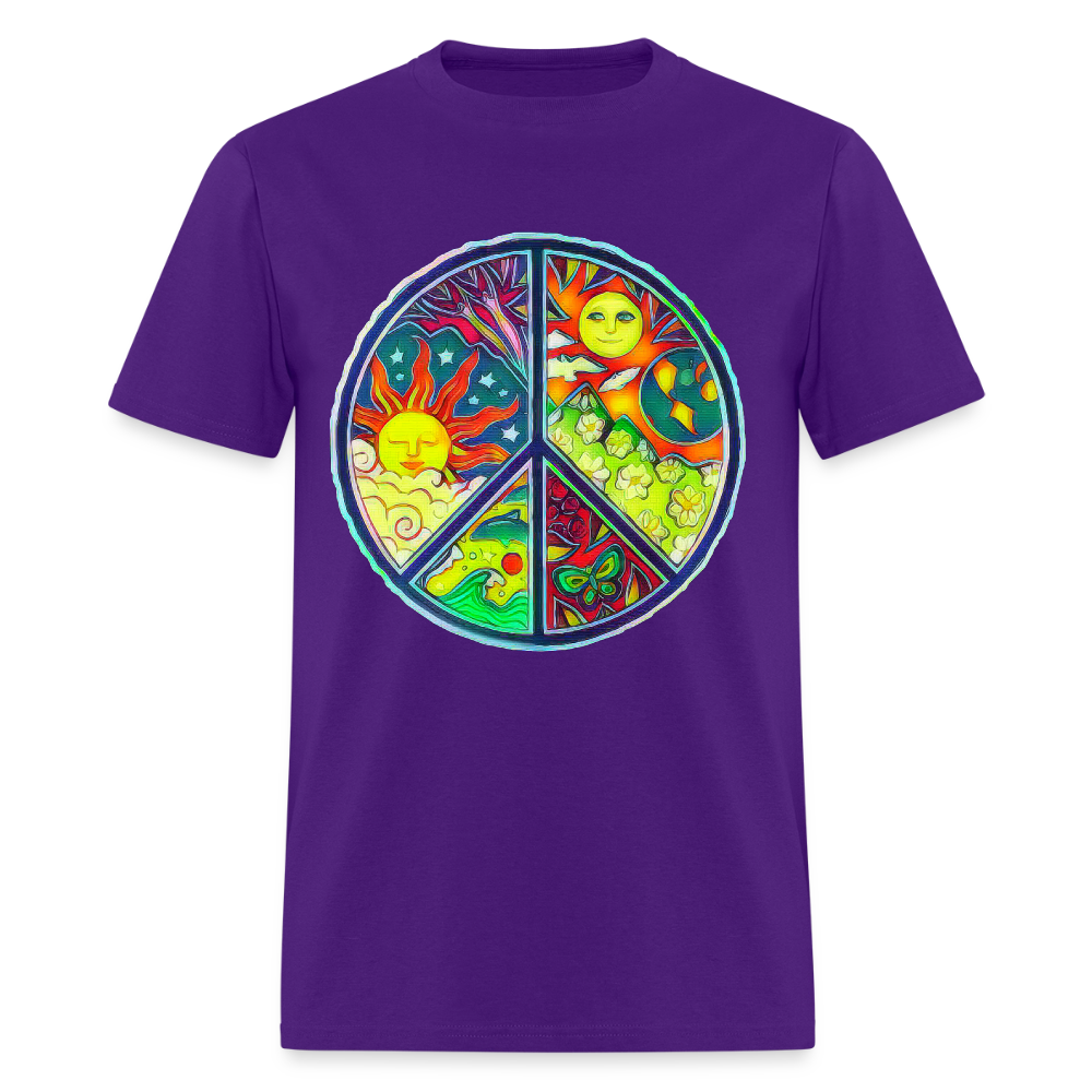 Peace - purple